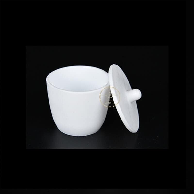1pcs lab 20ml to 250ml PTFE Crucible with Cover Common Type/Thicken Type F4 Crucible for Experiment (Size : 100ml)
