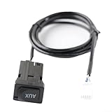 Honseadek Auxiliary Audio Interface Cable 5pin 86190 Through 53010 Compatible with For Avalon For Highlander For Sequoia For Sienna For Tundra For Tacoma 2009-2016 Models