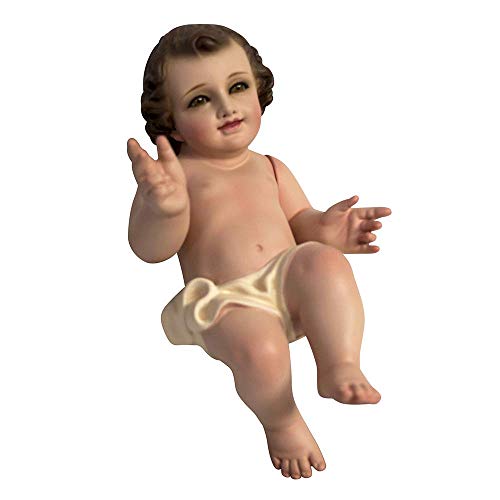 Listado y reviews de Belén figuras plástico - cinco favoritos. 33 Toccare Baby Jesús - Figura Decorativa para belén, Blanco, 20.3 cm, 1