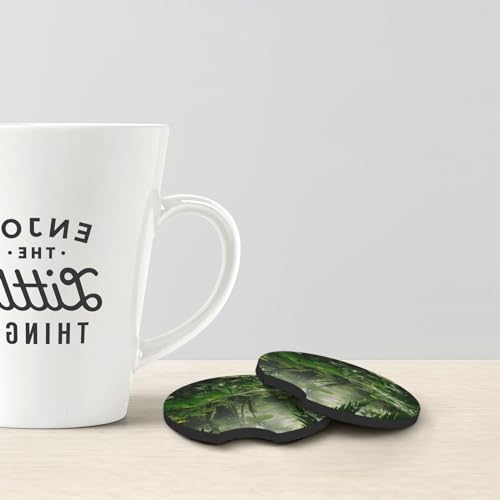 Posavasos para auto con diseño tropical 2 unidades miniatura 4