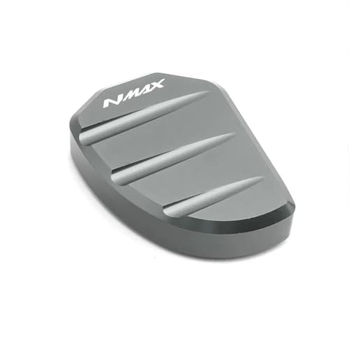 オートバイキックスタンドパッドに適合するヤマハ用 に適合するAEROX155 Nvx155 XMAX 250 300 Nmax 155 サイドスタンド延長引伸プレート(Titanium)