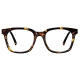 Top 10 Best Target Blue Light Glasses Reviews & Comparison | Updated 7 Jectieey Blue Light Blocking Glasses for Women Men,Oversize Fashion Squre Anti Eyestrain Glasses for Gaming/Reading/TV(tortoise)