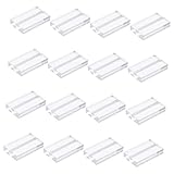 TIDTALEO 16Stücke Tischnummernhalter Tischkartenständer für Hochzeiten Menükartenhalter Transparent für Platzkarten und Fotos und Langlebig