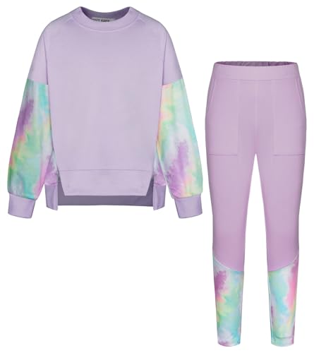 GRACE KARIN Girls Clothes Sweatshirt for Teen Girls Fashion Outfits Sweapants Leggings Tracksuit Clothing Set Size 5-14