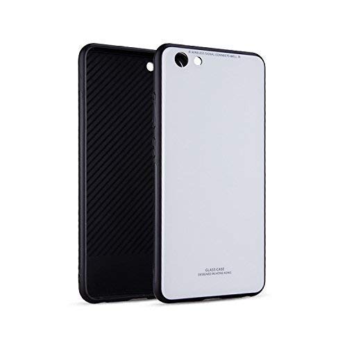 Axxitude TPU Glass Back Cover for Vivo V5s - White