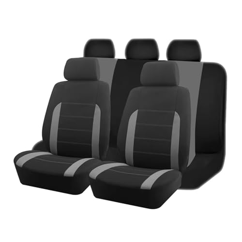 FCAPCBMUKW Protectores Asiento Fundas De Tela para Asientos De Coche, Aptas para La Mayoría De Accesorios De Coche, Fundas Interiores para Asientos De Coche Accesorios Interior(Gray 5 Seat)