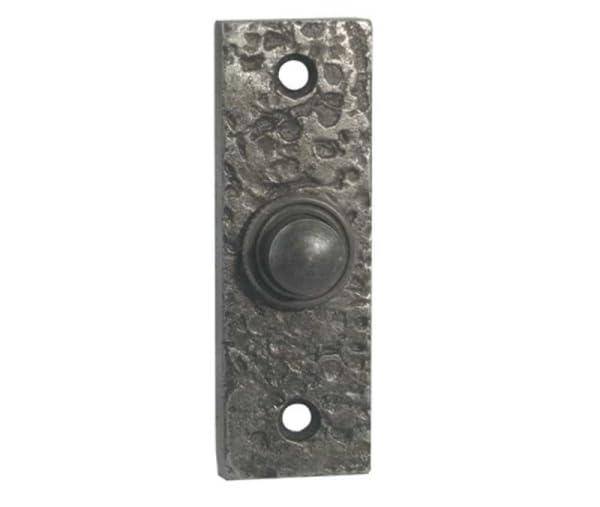 Kooples Hardware Antique Bell Push 78x26mm Pewter – Vintage Doorbell Button