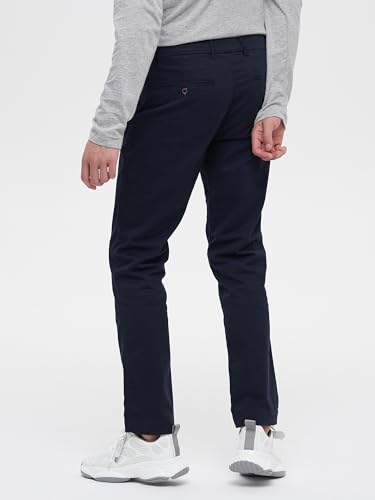 Image of Men's Solid Slim Chinos Casual Trouser, Brown, 28 /30
