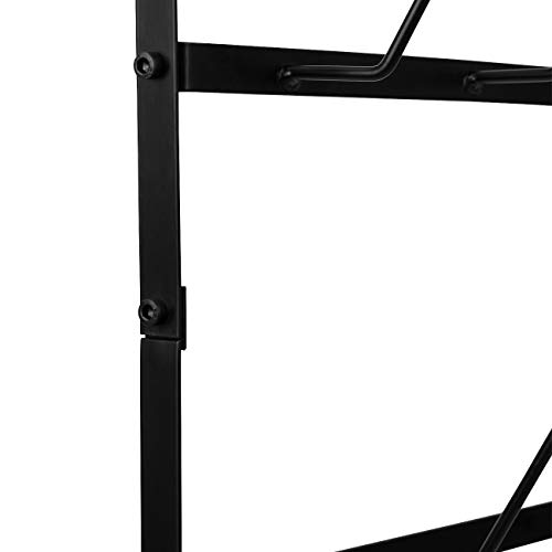 Sorbus Mug Rack Cup Holder - Wall Mounted Home Storage Mug Hooks With 6-Tier Display Organizer For Coffee Mugs, Tea Cups, Mason Jars, And More – Holds 27 Mugs – Black Metal (Large) #TOP7