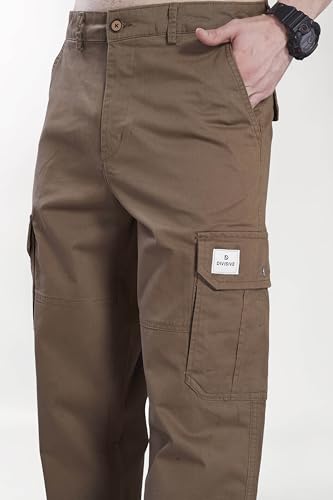 Image of DIVISIVE Men's Loose Baggy Fit Cotton Cargo Pants