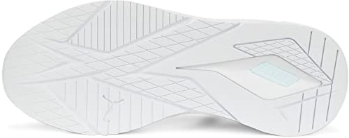 PUMA Womens Fier Nitro Metallic Lace Up Sneakers Shoes Casual - White - Size 7.5 M4