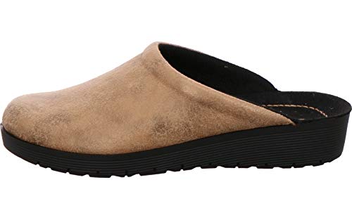 Rohde 4320 Roma chaussons femme confortables en feutre gris