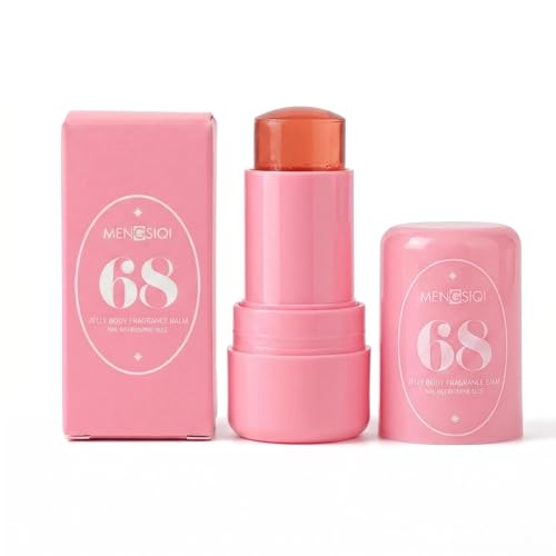 Loqumloi Solid Perfume Women Jelly Perfume Balm Stick Gentle & Non Irritating Suitable for Girls Gift Set Portable Solid Fragrance Balm Easy to Apply Long Lasting Scent Ideal for Everyday Use