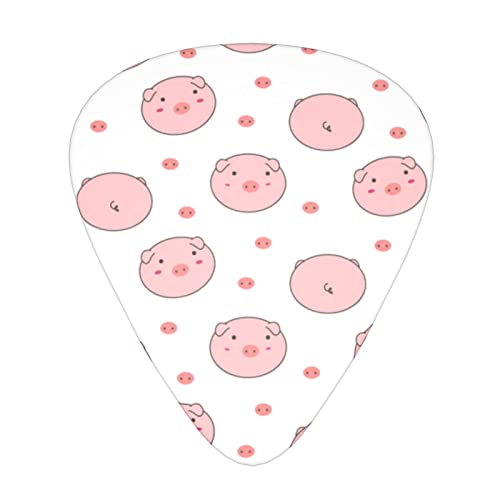 Ensemble de 12 médiators de guitare Powder Pig pour guitare acoustique, guitare électrique, contrebasse, ukulélé - Les Beatles, Paul McCartney, John Lennon, RIngo Starr, George Harrison Ensemble de 12 médiators de guitare Powder Pig pour guitare acoustique, guitare électrique, contrebasse, ukulélé