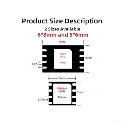 Clip programmateur bios WSON8 QFN8 avec double prise métallique haute précision - 3