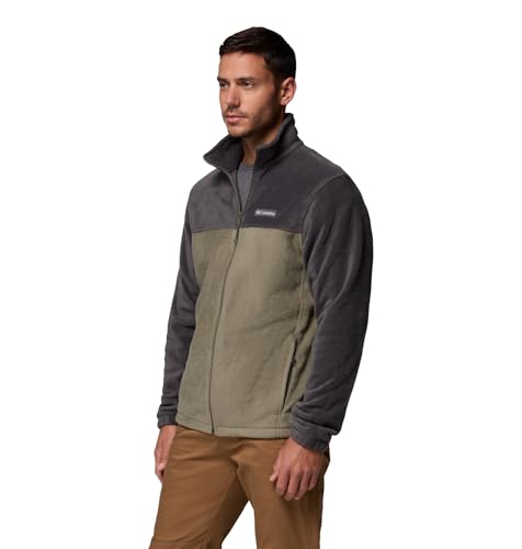Columbia Steens Mountain Full Zip 2.0, Giacca In Pile Uomo, Shark/Stone Green, L - 3