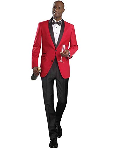 Costume pour hommes mariage formel deux pièces ajusté éliminant les plis inconfortables