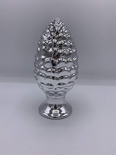 Hermann Bauer jun. Kollektion Deko-Pinienzapfen auf Fuß (mittlere Variante, 18,5 cm) Cover