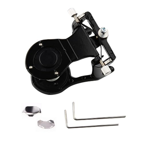 Image of Dental Magnetic Articulator Black Adjustable Denture Articulator Dental Lab Instruments Small Size Type A Articulator for Clinic, Dentists and Student (Black)