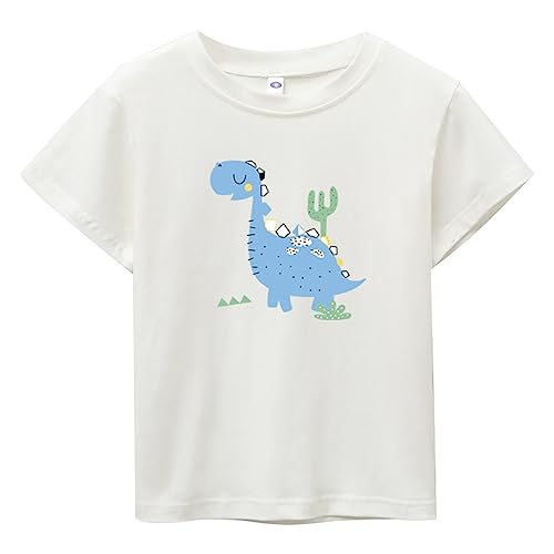 Generic Bulk T Shirts Boys Girls Short Sleeve Cartoon Prints Casual Tops for Kids Clothes Muscle Tops Boys