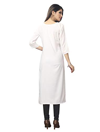 Image of 1 Stop Fashion Women's Crepe Straight Kurta