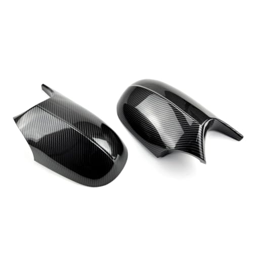 Capuchons rétroviseur pour BMW Série 3 E90 E92 et Série 1 E87 coques de remplacement style carbone
