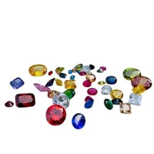 Oxyde de zirconium facetté mix shape et pierres synthétiques 3-20 mm pour loisirs créatifs