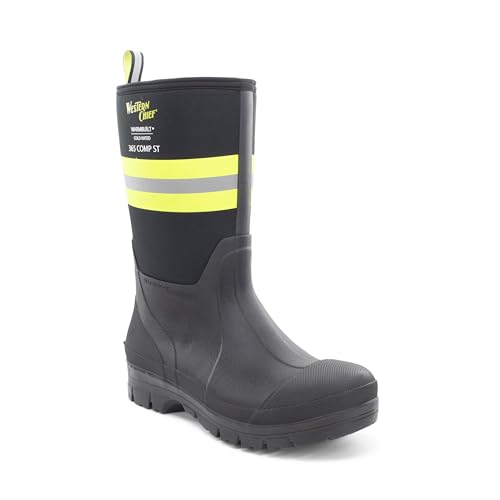 Image of Western Chief Unisex 365 Neoprene Cold Weather Boots for Men and Women | Waterproof rubber with insulated lining, anti-slip outsole, comfort insole, ankle, mid and tall snow boot for outdoor wear