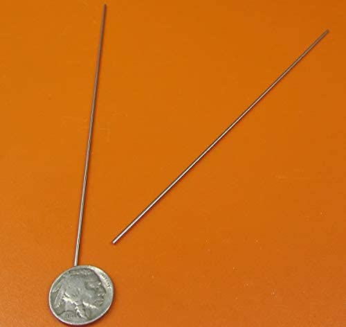 316 Stainless Steel Hardened Shaft 1.5mm Diameter x 200mm Long 4 pcs