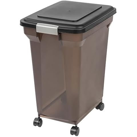 IRIS USA 55 Qt Airtight Pet Food Storage Container Cover