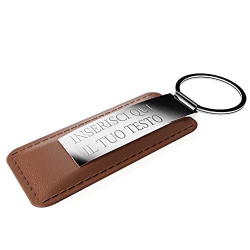 Portachiavi personalizzato uomo/donna - portachiavi personalizzabile per auto, casa //