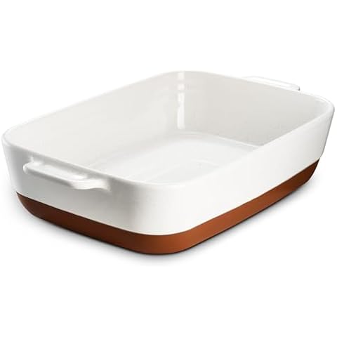 DOWAN 9x13 Ceramic Baking Dish Cover