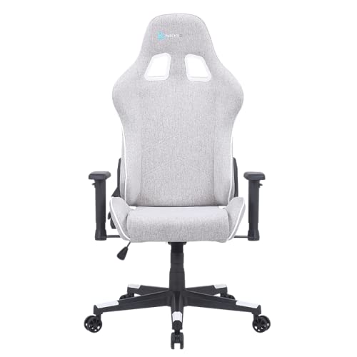 NEWSKILL Kitsune Zephyr Series - Silla Gaming acabada en Tela Ultra-Transpirable con Reposabrazos Ajustables y Reclinable...