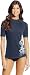 Kanu Surf Women's Oceanside UPF 50+ Rash Guard, Slate Grey, Medium