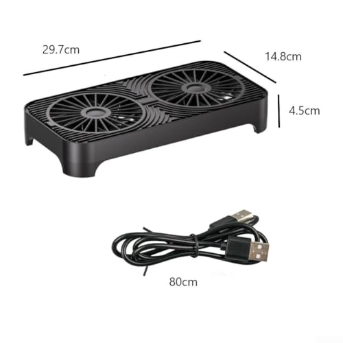 Base de ventilador ABS contra sobrecalentamiento silenciosa de 140 mm 3