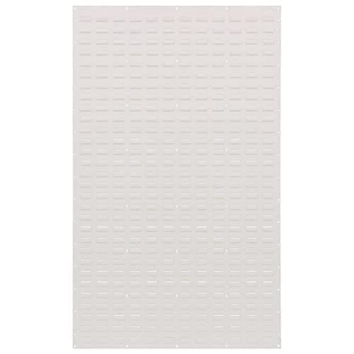 Quantum QLP-3661HC Ultra Flat Hanging Louvered Panel | Easy Install Wall Mount Support for Bench Service Tracks and Cart | 500 lbs Capacity, 36