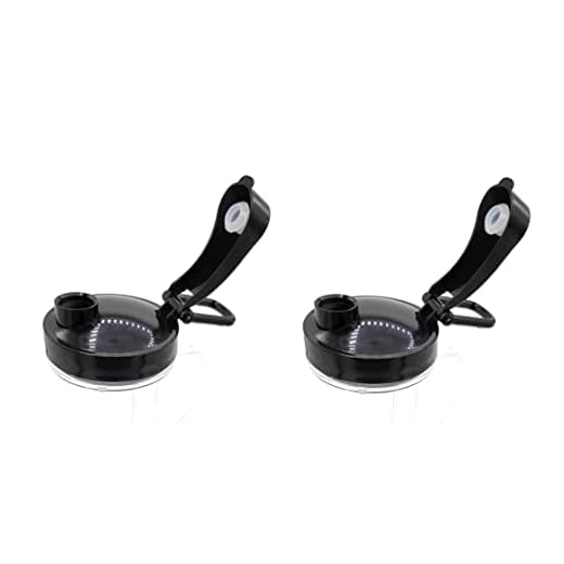 Blendin Replacement Flip Top to Go Lid, Compatible with Magic Bullet MB1001 Blender Jars,Mugs,Cups (2 Pack)