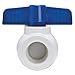 Homewerks VBVP40E5B Ball Valve VC Schedule 40, x Solvent, 1-Inch, 1 Inch, Blue