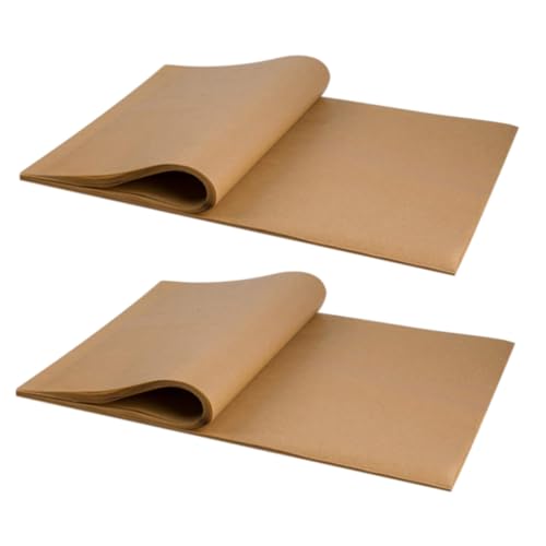 LALADEFIEE 100 piezas Papel Pergamino para Hornear Papel Antiadherente Cocina Multifunción para Repostería y Vapor