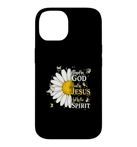 Blessed By God Loved By Jesus Led By Spirit Faith �X�}�z�P�[�X iPhone 14 �p