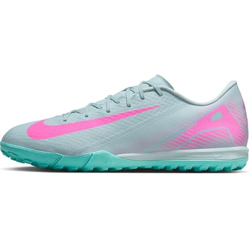 Nike Mercurial Vapor 16 Academy TF Low-Top Soccer Shoes (FQ8449-301, Ocean Cube/Pink Blast)