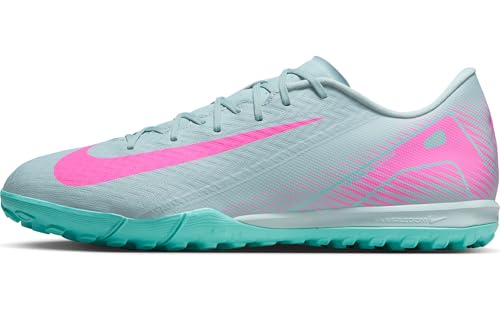 Nike Mercurial Vapor 16 Academy TF Low-Top Soccer Shoes (FQ8449-301, Ocean Cube/Pink Blast)