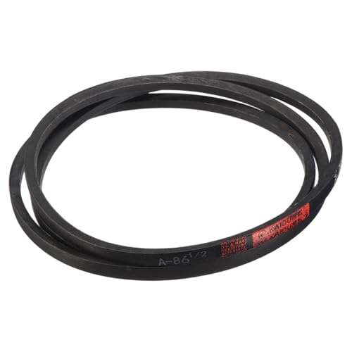 Image of uxcell A86 1 /2 Classic Wrapped V-Belt, 89 inch Outside Circumference, Black Rubber Timing V-Belt for Industrial Machinery Equipment