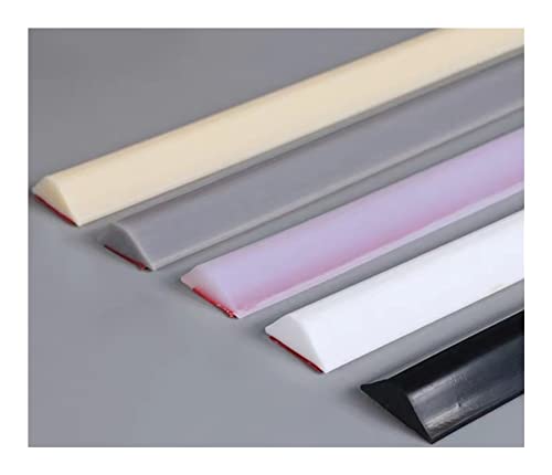 Junta selladora de ducha flexible, Ber para suelo y encimera, protector contra salpicaduras de fregadero y protección de cocina, impermeable y ribete Ed