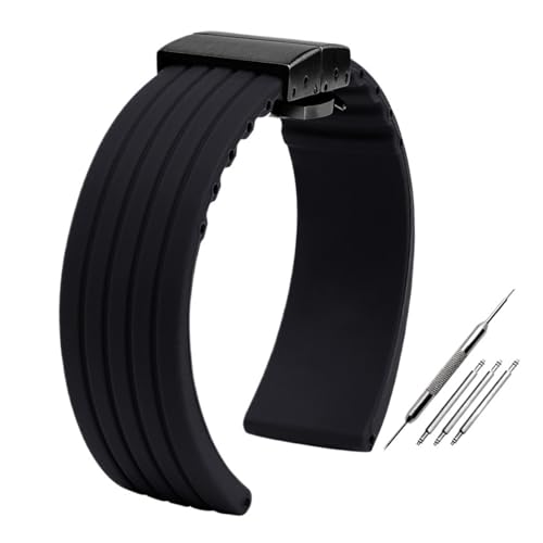 [X] ZCR[ɓK tHbVɓK IKɓK V`YɓK ~h[ɓK VRXgbv Y X|[c h 20mm 22mm IW c ^Cp^[ EHb`oh(Black black buckle,20mm)