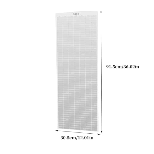 Calendario de pared 2026 para programar citas y evitar el caos visual con vista mensual grande 2