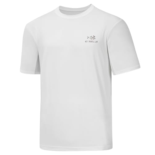 BASSDASH Men’s Graphic T-Shirts Short Sleeve Fishing Shirt UPF 50+ Moisture Wicking UV Sun Protection FS36M2