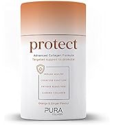 Pura Collagen Powdered Supplement (Protect) 5,000mg Bioactive Collagen Peptides with Added Vitam...