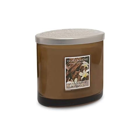Heart & Home Twin Wick Candle with Sandalwood & Vanilla Cover