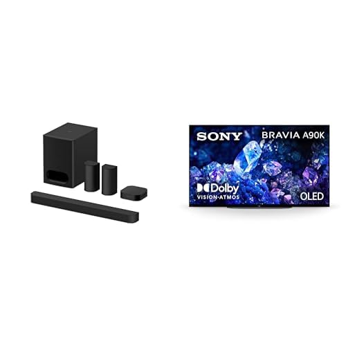 BRAVIA Theater System 6 5.1ch Home Theater Sound Bar Bundle with 48" A90K 4K OLED Smart TV - Complete Home Entertainment System